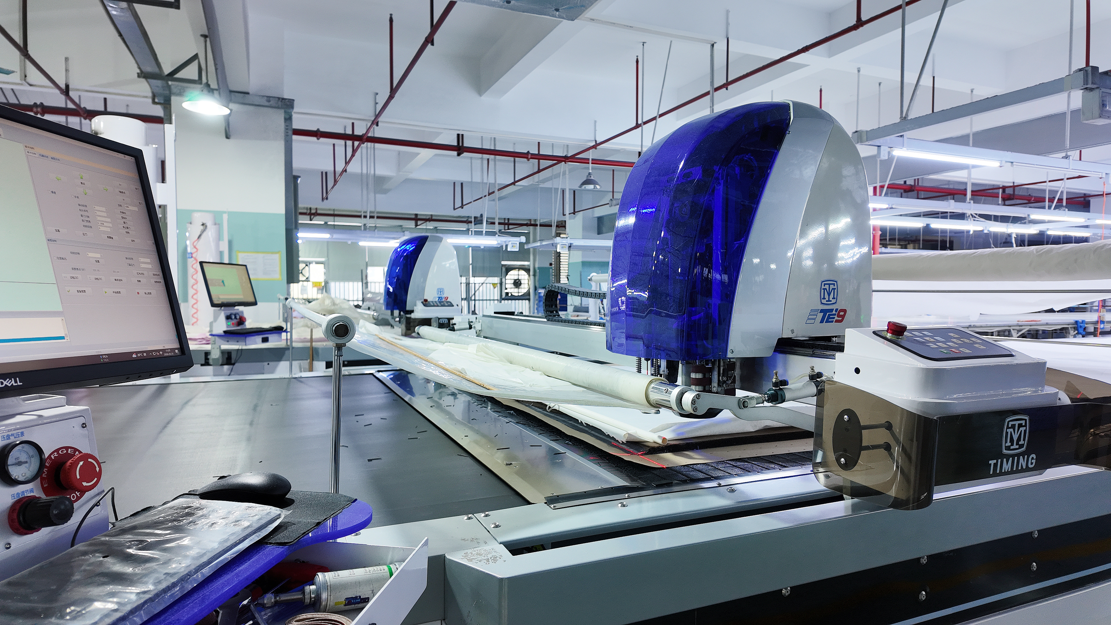 QICHENG garment factory cutting department - CAD precision cutting