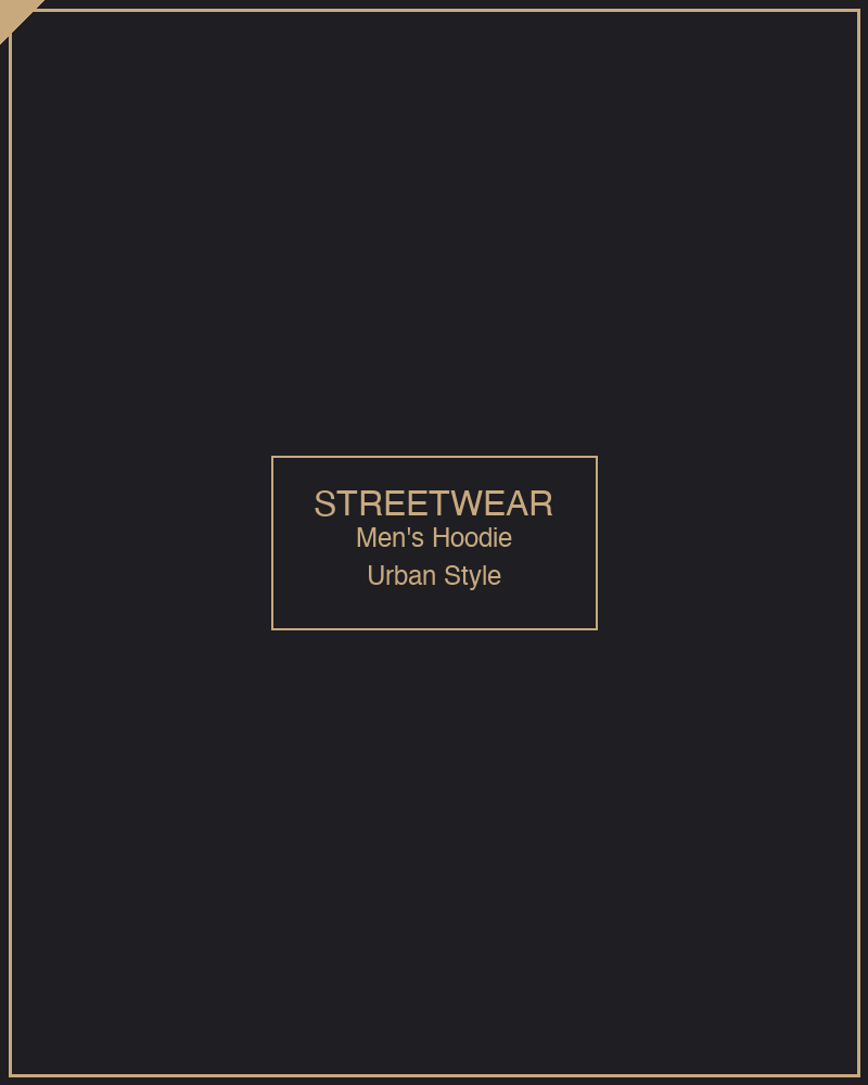 Men's Hoodie - OEM ODM Clothing Manufacturer QICHENG