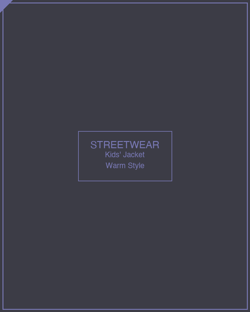 Kids' Jacket - Kids' Outerwear Manufacturer